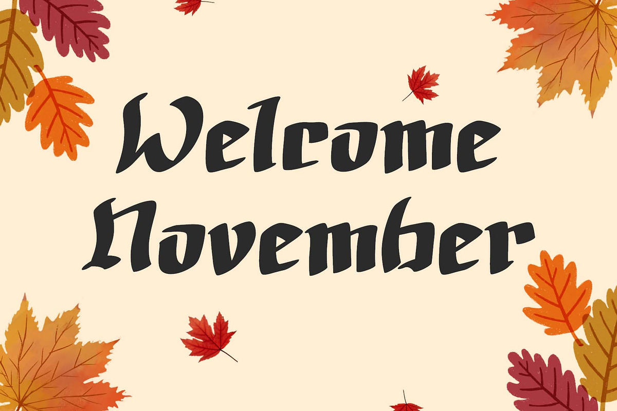 Autumn History, a Handwritten Font by Yoga Letter (Photo 4 of 6)