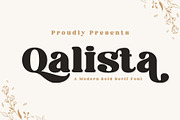Qalista | A Modern Bold Serif, a Serif Font by Andrimada Creative (Thumbnail 1 of 11)
