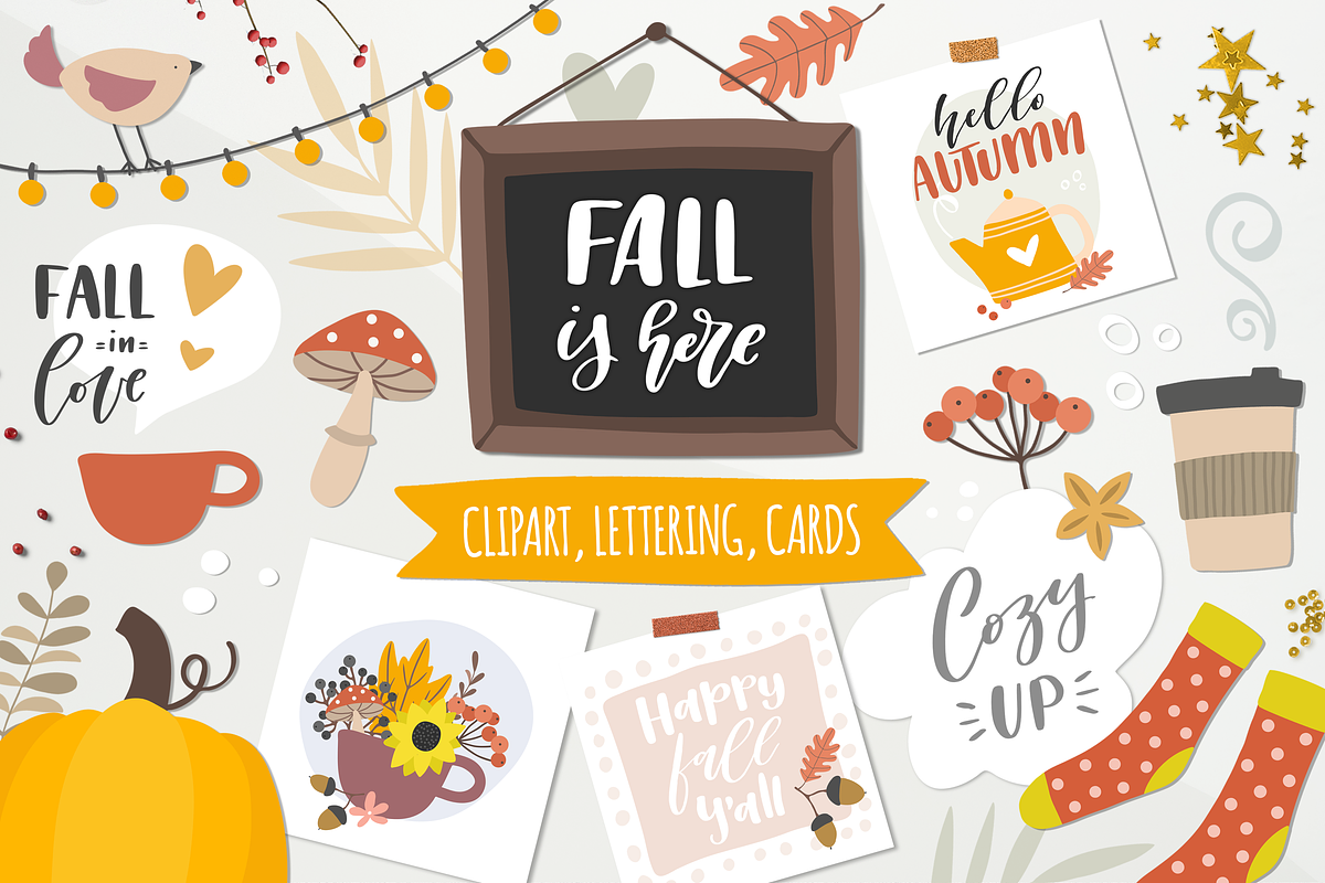 Fall Is Here!, a Decorative Illustration by Anna Krestiannykova (Photo 1 of 10)