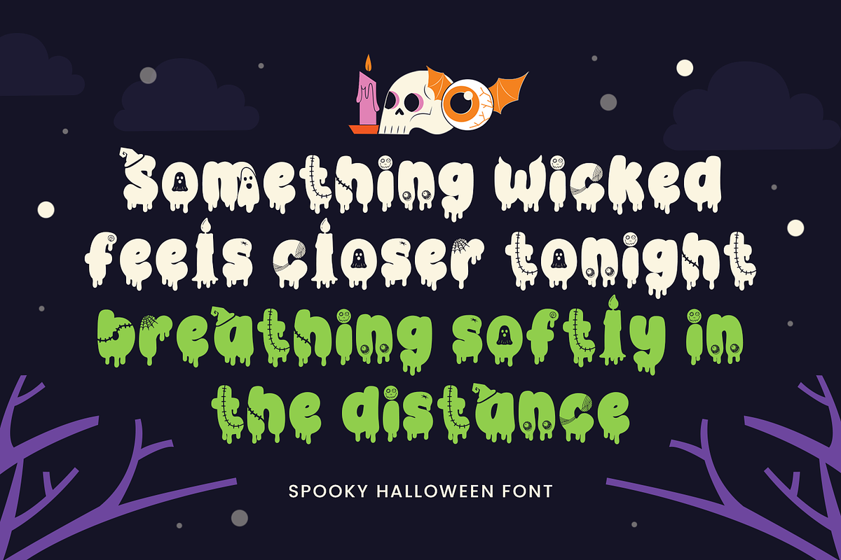 Spooky Halloween - Halloween Font, a Handwritten Font by Umitype (Photo 7 of 9)