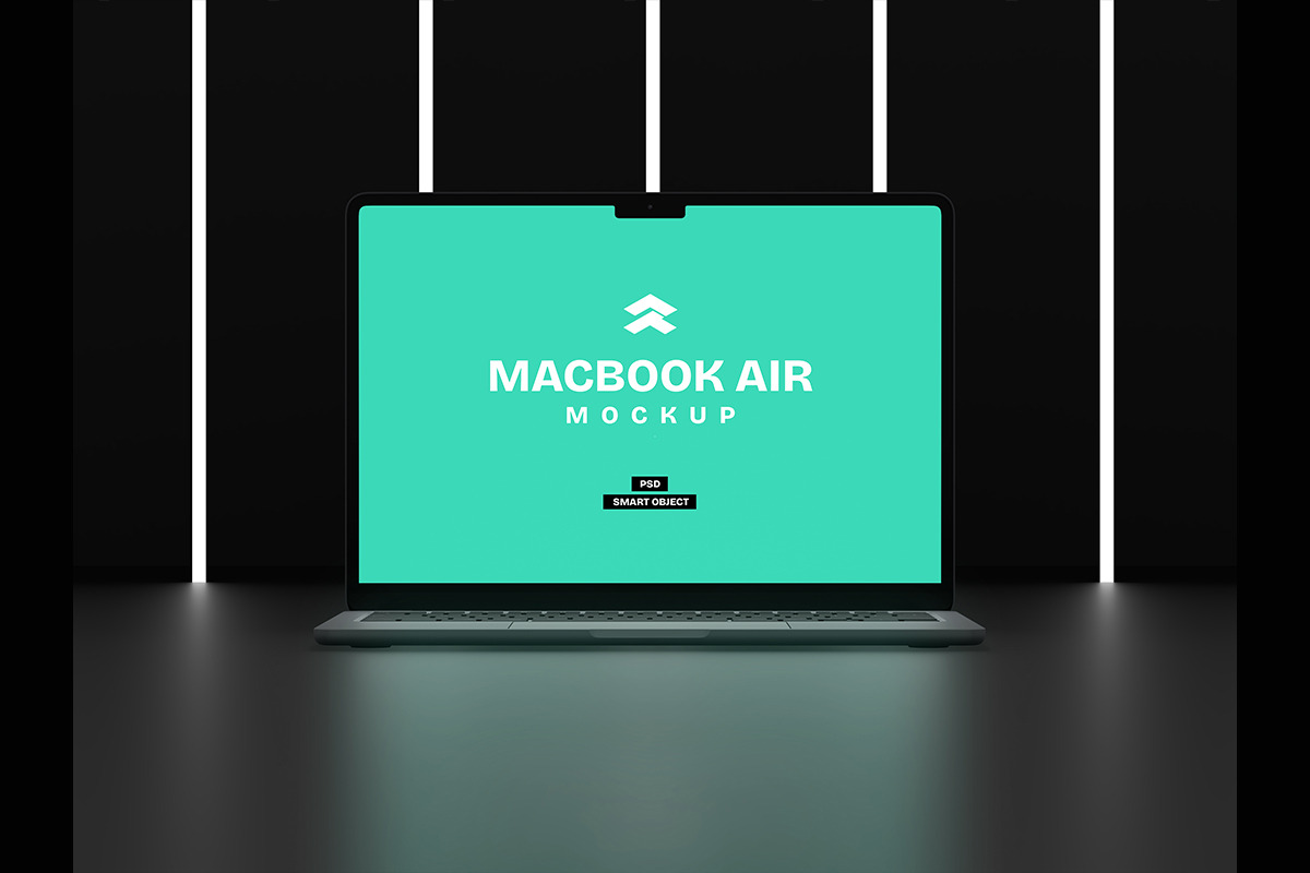 Macbook Air - Mockup, a Mac Mockup by Rometheme Std (Photo 2 of 5)