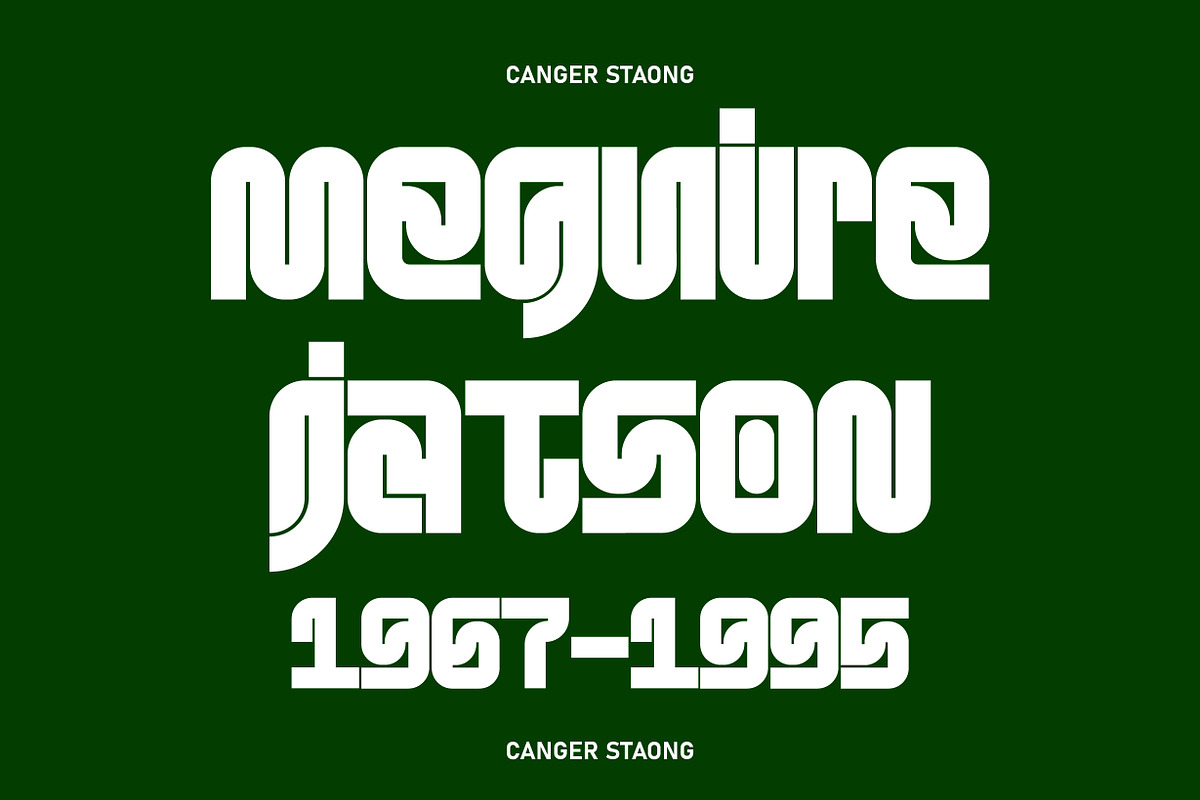Canger Staong - Display Type, a Symbol Font by NuType (Photo 4 of 13)