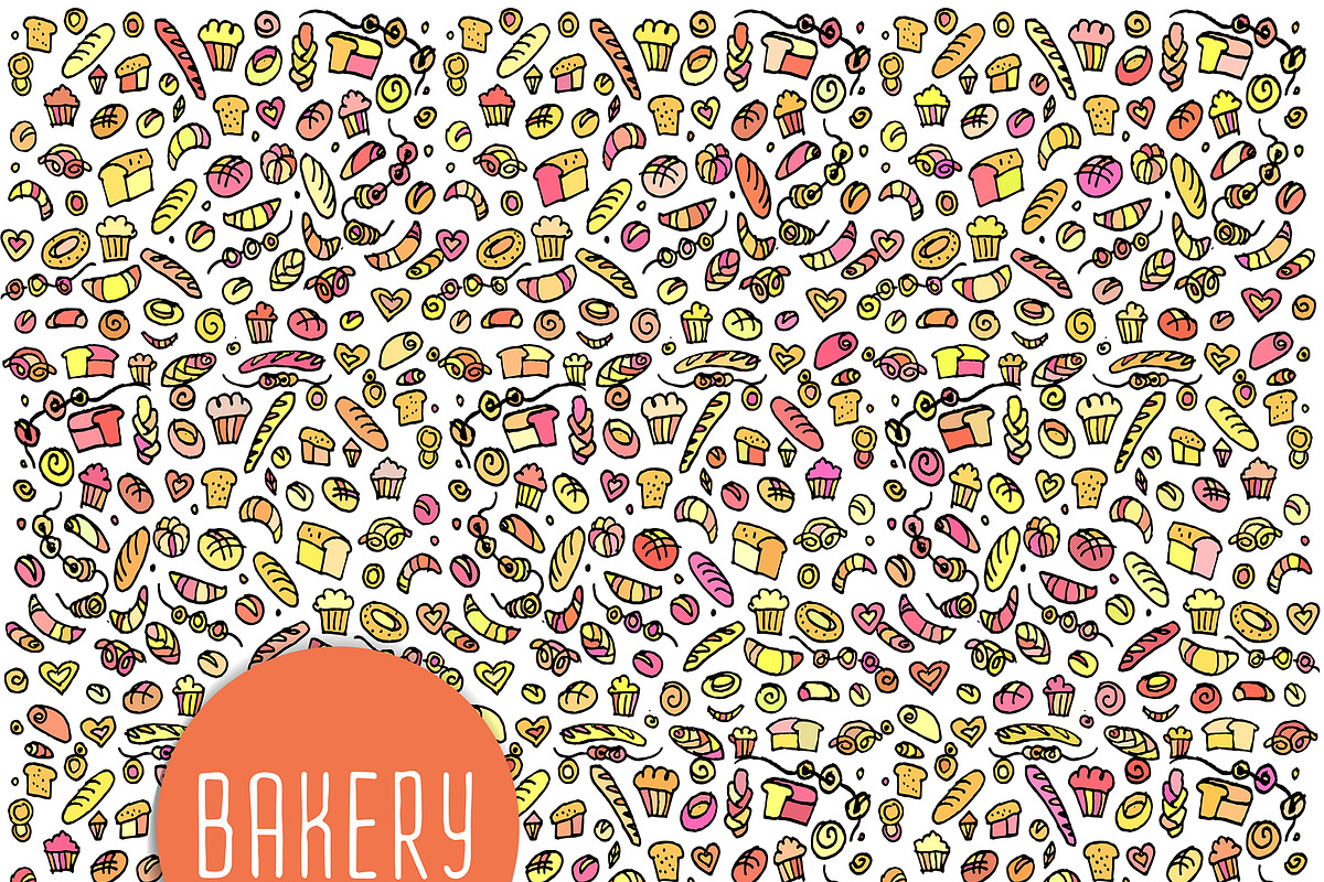 Bakery hand drawn icons, an Outline Icon by Merfin (Photo 5 of 5)
