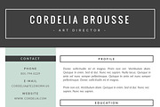 Resume Template 3 Pages, CV Template, a Resume Template by This Paper Fox (Thumbnail 4 of 5)
