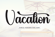 Vacation | Script Font, a Handwritten Font by Scratchones (Thumbnail 1 of 9)