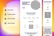 Cybersecurity Wireframe Website, a Wireframe Template by INSPR STD (Thumbnail 2 of 4)
