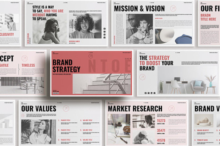 Brand Strategy Presentation Template, a Presentation Template by E-Type