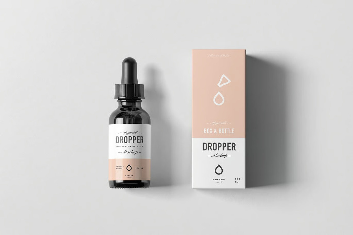 Dropper Bottle Mock-Up, a Product Mockup by zippypixelstudio (Photo 7 of 14)