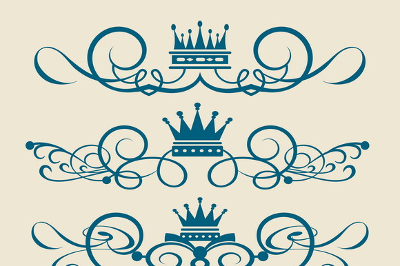 Victorian Scrolls And Crown