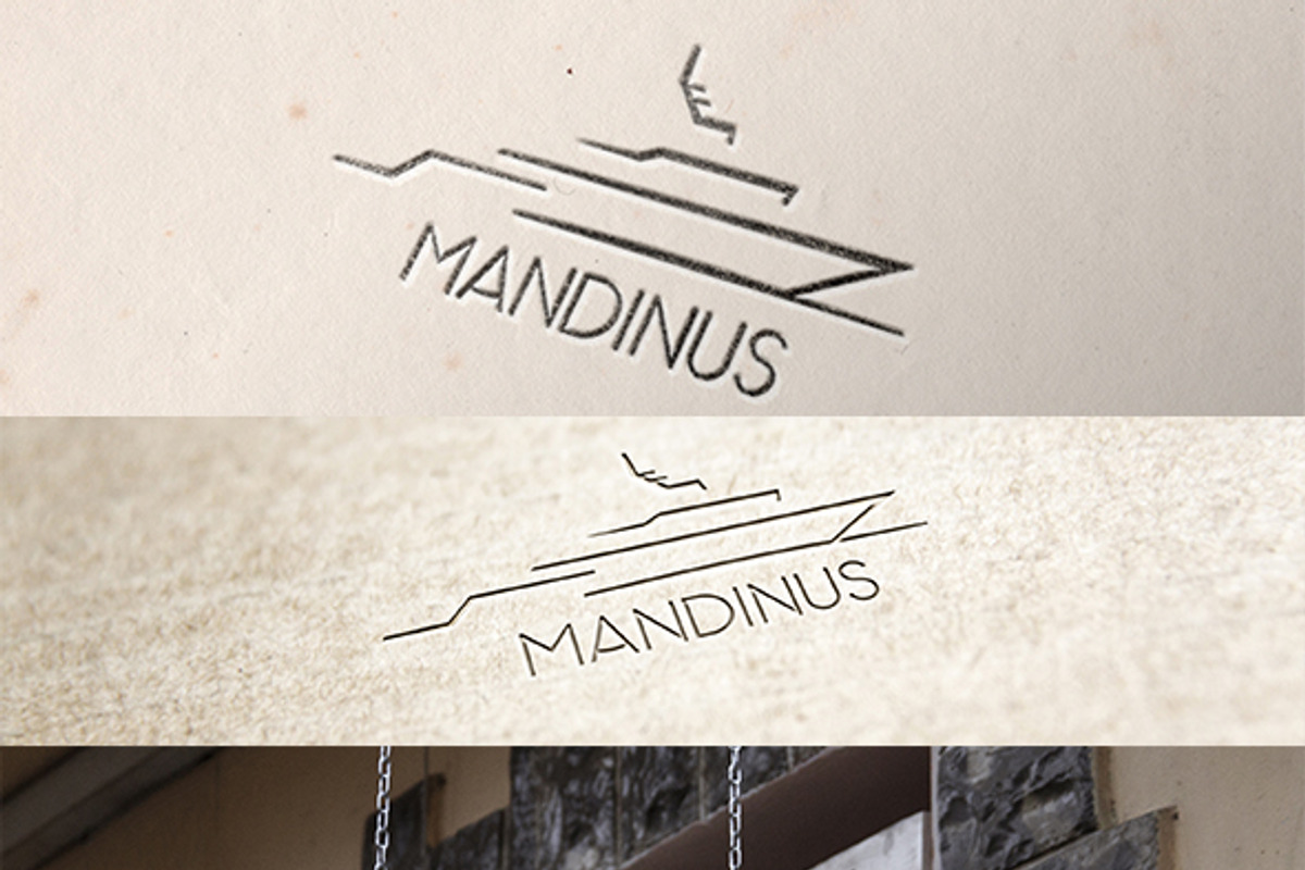 Mandinus Boat Logo Template, a Branding & Logo Template by Raj Shop (Photo 5 of 5)