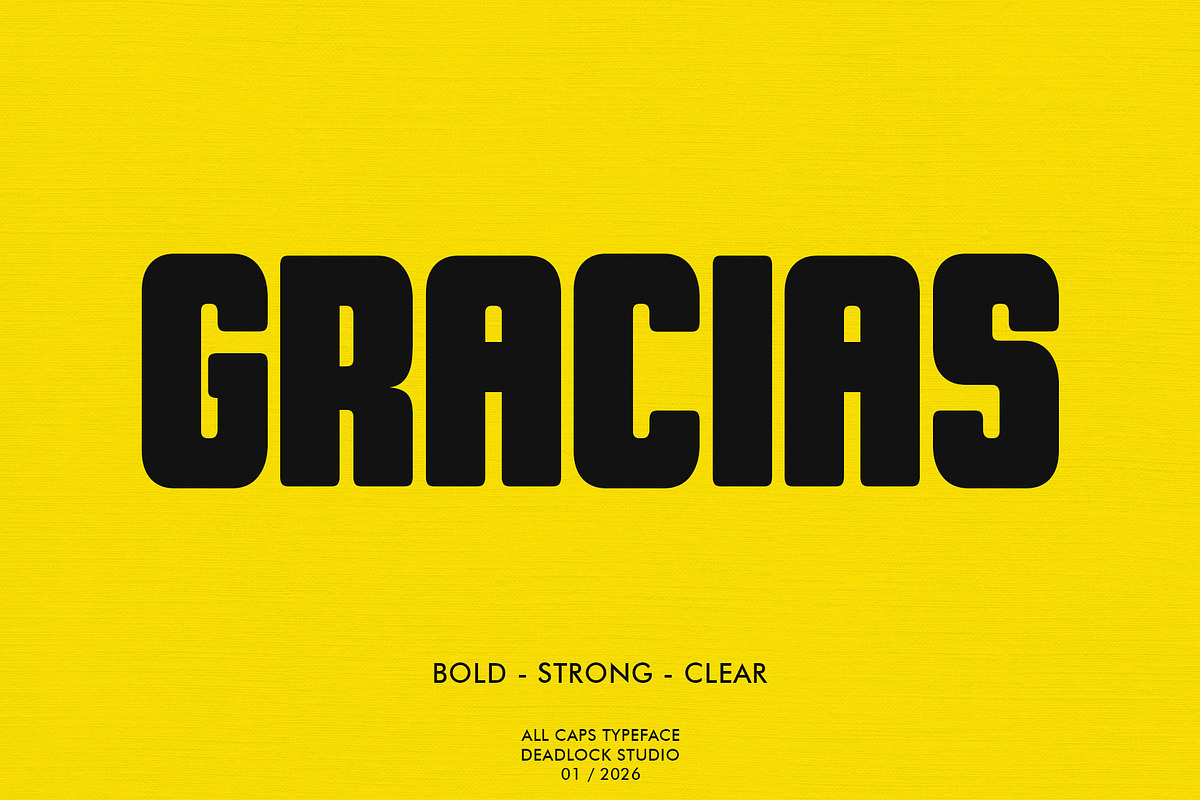 MAGNIFICIENT! HEADLINE FONT!, a Sans Serif Font by deadlock studio (Photo 9 of 9)