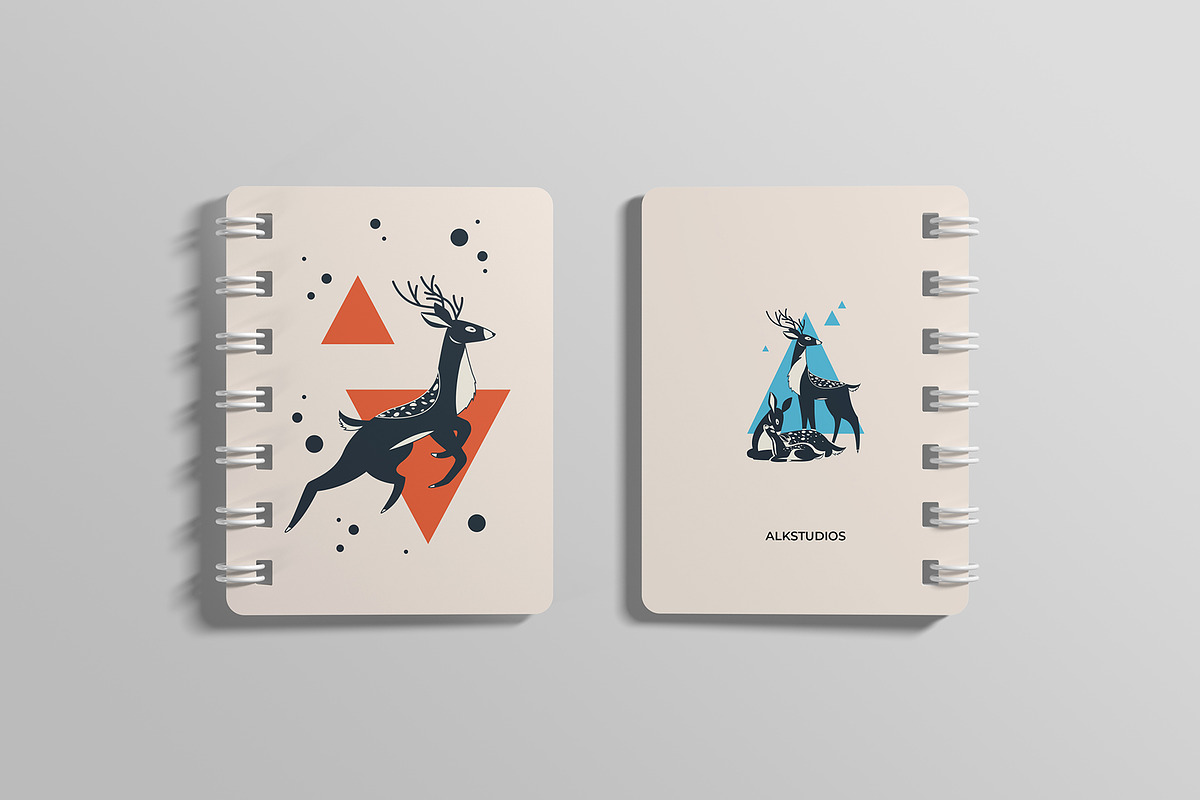 Spiral Notepad Mockup, a Magazine Template by AlkStudio (Photo 4 of 11)