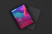 iPad Pro Mockup Set | Tablet Screen, an iPad Mockup by Deeplab (Thumbnail 7 of 19)