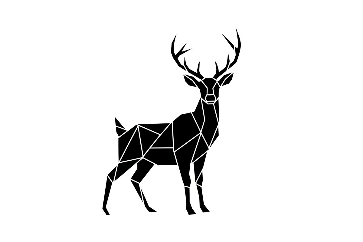 Majestic Deer & Stag Silhouette Bund, an Illustration by jahid234 (Photo 31 of 41)