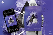 Drum And Bass – Abstract Party Flyer, a Flyer Template by pixelsao (Thumbnail 1 of 2)