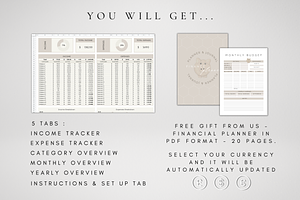 Income & Expense Tracker Spreadsheet