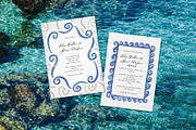 Salwater Coast Blue Icons & Frames, an Illustration by SunnyAfternoons (Thumbnail 2 of 10)