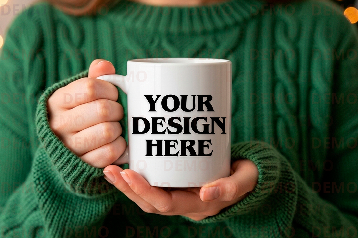 Christmas Cup Mockup 11oz – Holiday, a Cups & Container Mockup by animatizmagix (Photo 3 of 4)