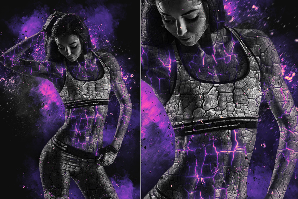 Lava Flames Glow Photoshop Action, an Action Add-On by iHemalaya (Photo 7 of 8)
