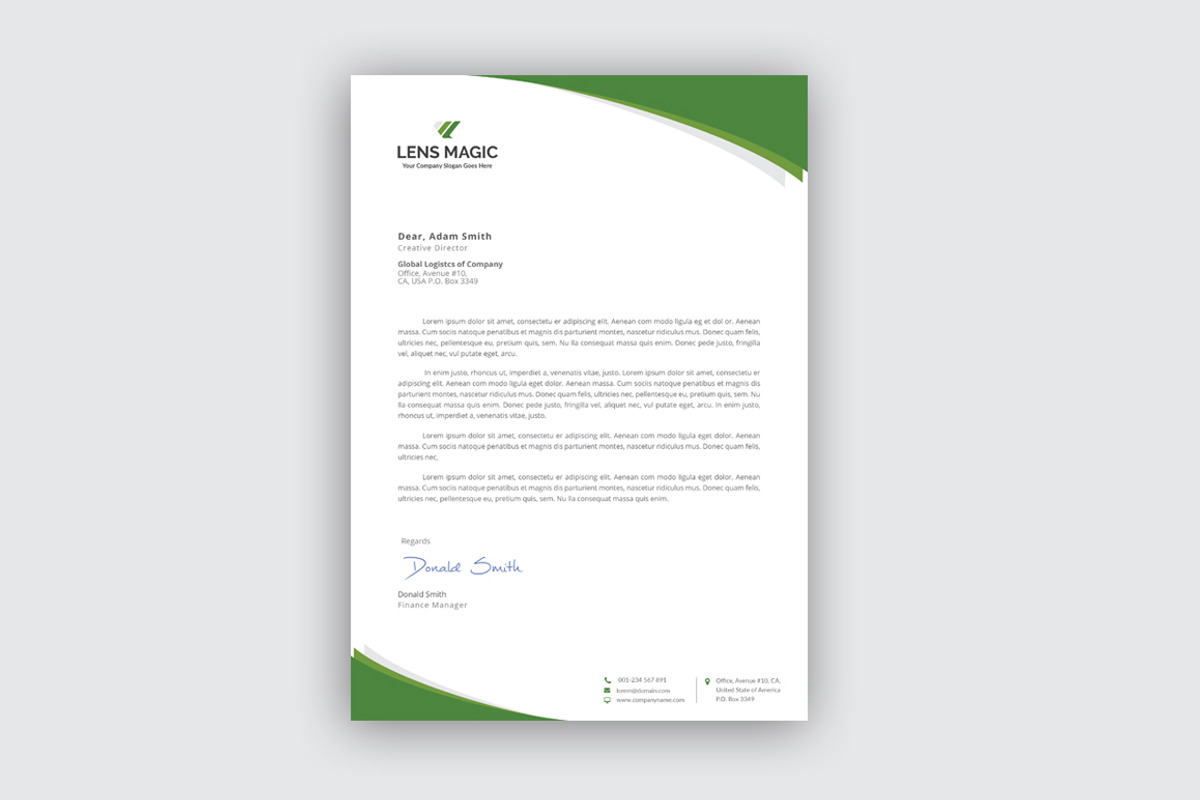 letterhead, a Stationery Template by Pxl_graphic (Photo 3 of 3)