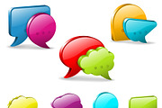 Speech Bubbles, Social Media Sticker, a Decorative Illustration by TAlex (Thumbnail 2 of 7)
