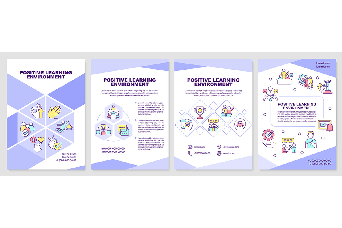 Positive learning environment, a Brochure Template by IMG Visuals