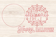 Happy Halloween Door Hanger SVG, an Object Graphic by Libby Wishes (Thumbnail 3 of 3)