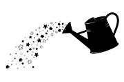 Watering Can Silhouette Bundle, an Illustration by Gaye Art (Thumbnail 7 of 31)