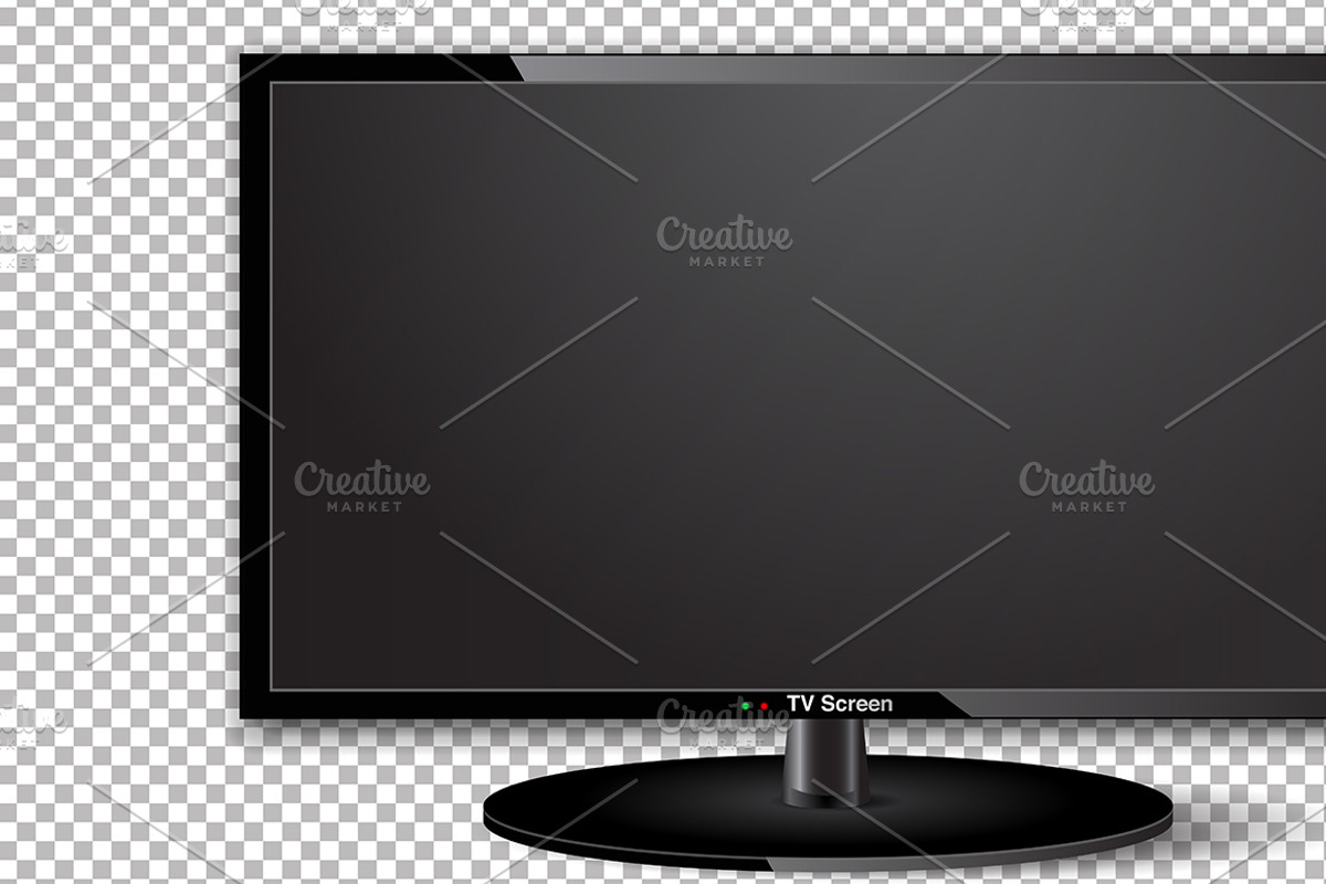 Flat TV screen set, an Object Graphic by OKart.studio (Photo 4 of 4)