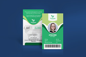 Professional Office ID Card Design