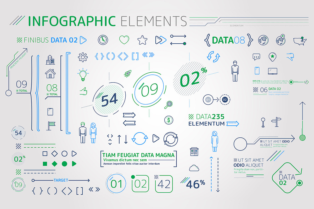 Infographic Elements, a Graphic by ConceptCafe (Photo 11 of 11)