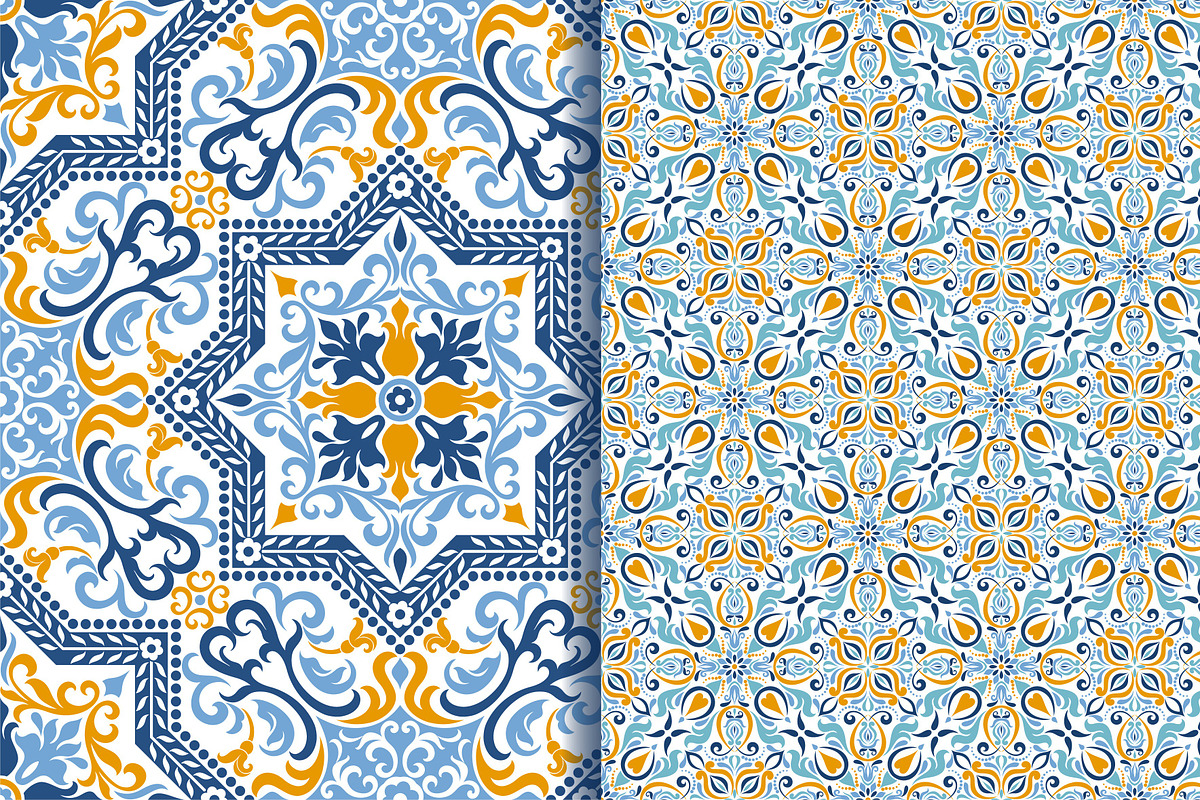 Set of 10 seamless pattern Baroque, a Pattern Graphic by NataLito (Photo 5 of 6)