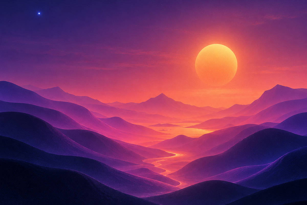 Psychedelic Dreamscapes, a Background Graphic by MarisoArt (Photo 5 of 5)