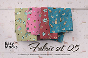 Fabric Mockup set 05, a Product Mockup by Easy Mocks (Thumbnail 1 of 5)