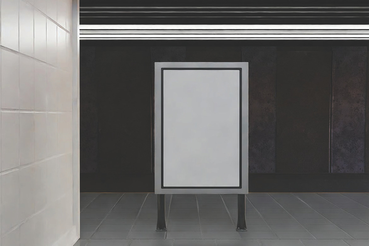 Subway Advertising Billboard Mockup, an Advertising Mockup by skybluecreative (Photo 2 of 3)