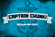Captain Chunk!, a Sans Serif Font by TypeKatsu (Thumbnail 1 of 3)
