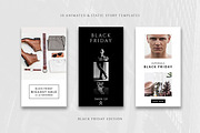 ANIMATED Black Friday Instagram Pack, a Social Media Template by Eviory (Thumbnail 5 of 11)