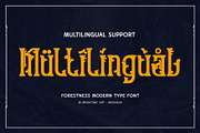 Forestness - Lovely Decorative Font, a Serif Font by Brightone (Thumbnail 5 of 9)