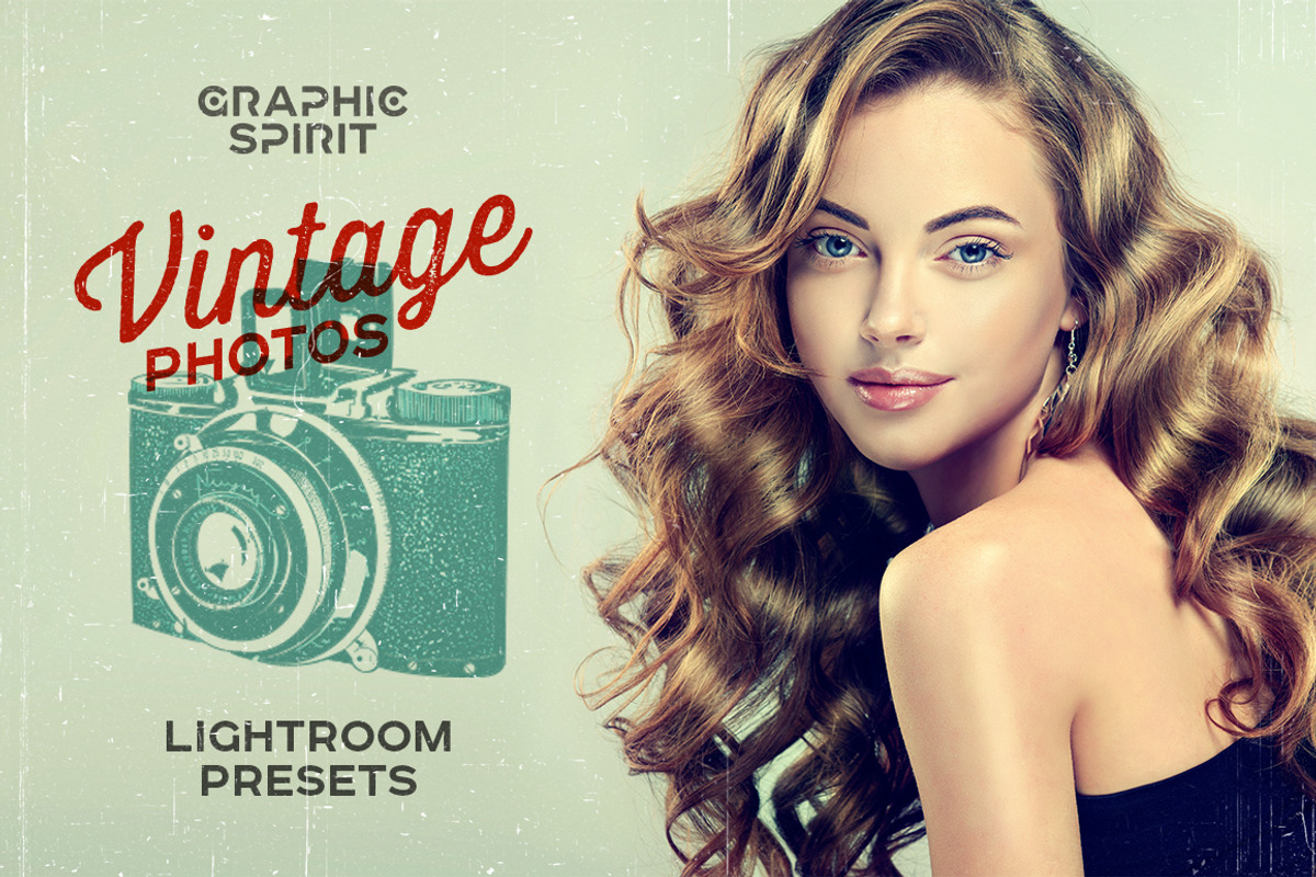 Vintage Photos Lightroom Presets Set, a Plug-in Add-On by Graphic Spirit (Photo 1 of 4)