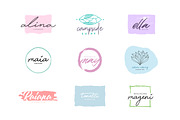 63 feminine Logos ☾ Señorita's Dream, a Branding & Logo Template by friday supply (Thumbnail 9 of 20)