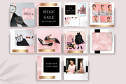 Pink and White Instagram Templates, a Social Media Template by Innova Studio (Thumbnail 5 of 8)