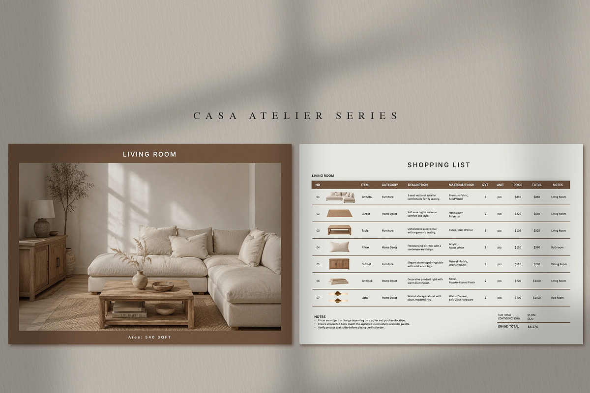 Interior Design Presentation Slide, a Presentation Template by SKY CREATION (Photo 4 of 7)