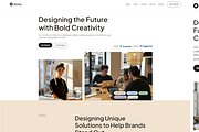 Nimbly Agency Framer Template, a Landing Page Template by Flow Samurai Templates (Thumbnail 1 of 5)