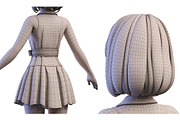 3D Stylized Girl_SG3FC, a Characters & Person 3D Model by LomellRueca (Thumbnail 18 of 23)