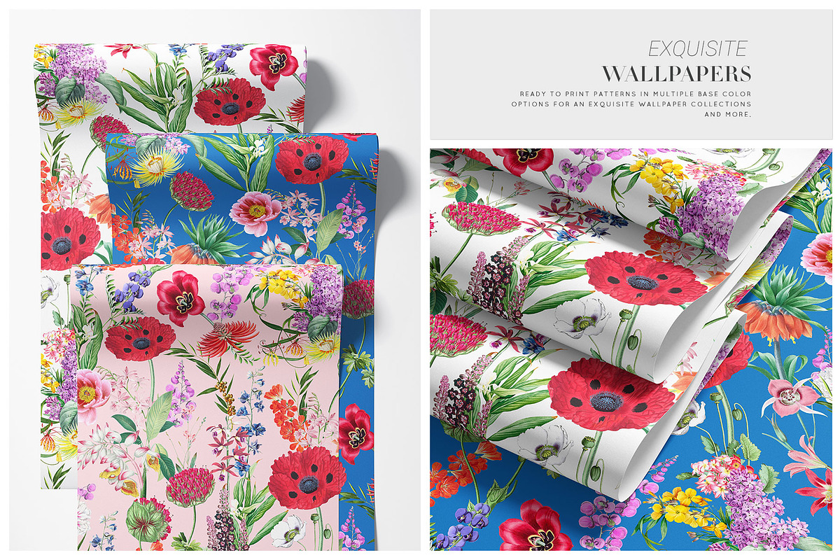 Primavera Fleurs bold floral prints!, a Pattern Graphic by TSTUDIO (Photo 11 of 11)