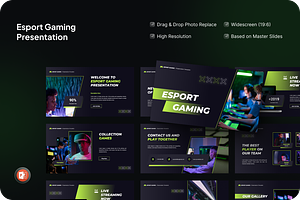 Esport Gaming Powerpoint, a Presentation Template by SquidPixey