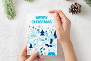 Flat Line Christmas Illustration Set, a Seasonal Illustration by Creative Graphics (Thumbnail 7 of 12)