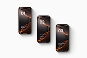 iPhone 16 Pro - 24 Mockups Scenes, an iPhone Mockup by Asylab (Thumbnail 16 of 58)