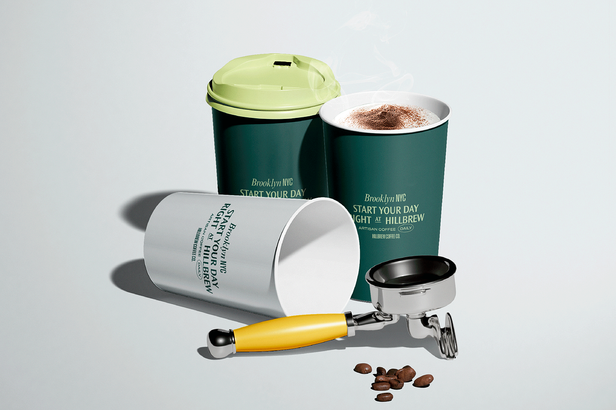 Coffee Cups Mockup Set, a Cups & Container Mockup by Creo.pt (Photo 4 of 6)