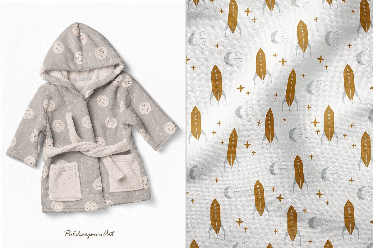 Baby seamless patterns bundle, a Pattern Graphic by polikarpovaart (Photo 3 of 11)